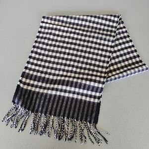 Cashmink Black and White Scarf